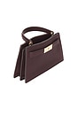 view 5 of 5 Lee Radziwill Pebble Mini Top Handle Bag in Dark Carmine