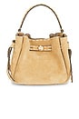 view 2 of 5 SAC SEAU SUEDE PICK STITCH in Butter
