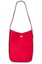 view 2 of 4 SAC SEAU SUEDE SLIM HOBO in Toucan Red