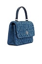 view 4 of 5 Petite Double Bag in Black in Blue
