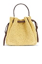 view 3 of 6 Romy Straw Bucket Bag in Natural