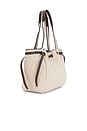 view 3 of 4 Romy Canvas Tote in Dusty Almond & Bianco White