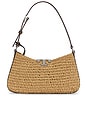 view 1 of 4 Eleanor Straw Slim Shoulder Bag in Honeycomb