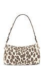 view 3 of 5 Charlie Suede Small Shoulder Bag in Leopard Spots