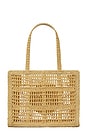 view 2 of 5 Ella Hand Crocheted Small Tote in Natural