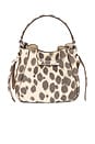 view 3 of 5 BOLSO HEBILLA ROMY SUEDE MINI in Cheetah Spots