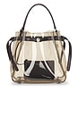 view 2 of 5 Romy Clear Bucket Bag in Rootbeer Float