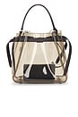 view 3 of 5 Romy Clear Bucket Bag in Rootbeer Float