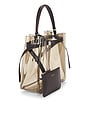 view 4 of 5 Romy Clear Bucket Bag in Rootbeer Float