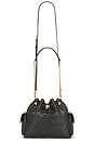 view 1 of 5 Charlie Quilted Drawstring Shoulder Bag in Black