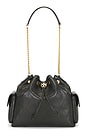 view 2 of 5 Charlie Quilted Drawstring Shoulder Bag in Black