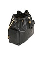 view 6 of 5 Charlie Quilted Drawstring Shoulder Bag in Black
