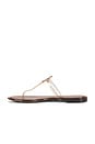 view 5 of 5 Mini Miller Jelly Sandal in Transparent Almond Flour