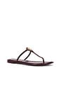 view 2 of 5 Mini Miller Jelly Sandal in Dark Raspberry & Gold
