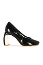 view 1 of 5 Peep Toe Pump in Perfect Black