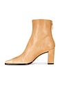 view 6 of 5 Asymmetric Cap Toe Ankle Boot in Sand