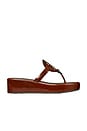 view 1 of 4 Miller Wedge Sandal in Russet Brown
