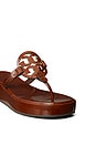 view 4 of 4 Miller Wedge Sandal in Russet Brown