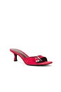 view 2 of 5 Lock Kitten Heel Sandal in Toucan Red