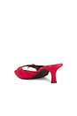 view 4 of 5 Lock Kitten Heel Sandal in Toucan Red