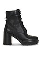 view 1 of 5 Romy Lug Heel Boot in Perfect Black