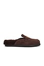 view 1 of 5 Leelee Shearling Mule in Dark Cocoa