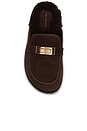 view 5 of 5 Leelee Shearling Mule in Dark Cocoa