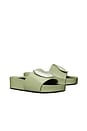 view 2 of 4 Patos Platform Slide in Light Jade & Silver