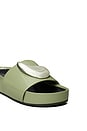 view 4 of 4 Patos Platform Slide in Light Jade & Silver