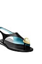 view 4 of 4 Patos Slingback Sandal in Nero & Gold
