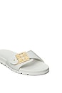 view 4 of 4 PASADOR BUCKLE in White & Gold