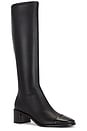 view 2 of 5 Cap Toe Knee High Boot in Perfect Black