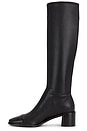 view 5 of 5 Cap Toe Knee High Boot in Perfect Black