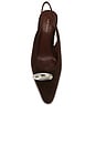 view 4 of 5 Pierced XL Slingback Pump in Dark Cocoa
