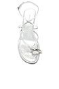 view 4 of 5 SANDALIA PIERCED STRAPPY HEEL in Silver