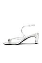 view 5 of 5 SANDALIA PIERCED STRAPPY HEEL in Silver