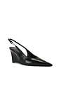 view 2 of 5 TACÓN GIGI SLINGBACK WEDGE in Perfect Black