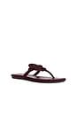 view 2 of 5 Miller Knotted Pave Sandal in Dark Carmine & Burgundy