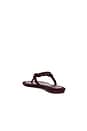 view 3 of 5 Miller Knotted Pave Sandal in Dark Carmine & Burgundy