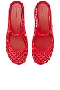 view 3 of 4 Mellow Mary Jane Jelly Flat in Red Volcano