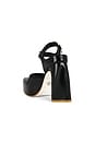 view 3 of 5 Peep Toe Platform in Perfect Black