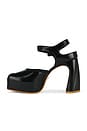 view 5 of 5 Peep Toe Platform in Perfect Black