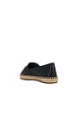 view 3 of 5 Eleanor Espadrille in Perfect Black & Gold