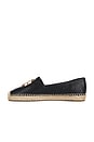 view 5 of 5 Eleanor Espadrille in Perfect Black & Gold