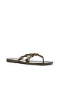 view 2 of 5 Gemini Link Jelly Flip Flop in Moss Rock