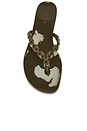 view 4 of 5 Gemini Link Jelly Flip Flop in Moss Rock
