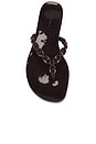 view 4 of 5 CHANCLAS GEMINI LINK JELLY in Dark Carmine