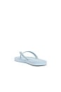view 3 of 5 CHANCLAS KIRA PADDED in Aria Blue & Silver