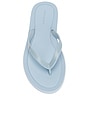 view 4 of 5 CHANCLAS KIRA PADDED in Aria Blue & Silver
