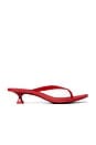 view 1 of 3 Jelly Heel Flip Flop in Red